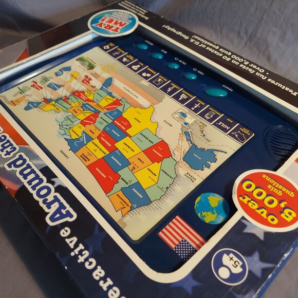 Scientific Toy AROUND THE UNITED STATES INTERACTIVE QUIZ PAD 5000+ Question GAME - Picture 11 of 11